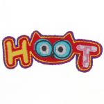 THERMOCOLLANT Hoot Rouge 6x2cm Collection Chouette