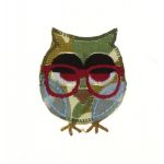 THERMOCOLLANT RECREATYS Collection Chouette Maître Hibou Lunette