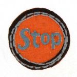 THERMOCOLLANT RECREATYS Collection Mini autos Panneau Stop