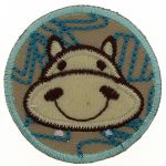 THERMOCOLLANT Hippo 4.5x4.5cm Collection Safari