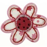 THERMOCOLLANT Fleurs rose Collection Vichy