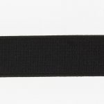 Elastique ruban côtelé plat Blanc - Prix au mètre (vendable à la bobine de 50m)