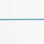 Ruban gros Grain surpiqué Turquoise - PRIX AU METRE