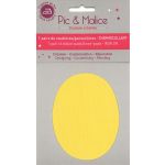 Pic & Malice coudiere/genouillere thermocollant uni Jaune