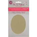 Pic & Malice coudiere/genouillere thermocollant uni Beige