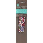 Biais thermocollant Frou-Frou 20mmx2m tissu Fleuri Rouge grandes fleurs