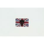 THERMOCOLLANT RECREATYS Collection Drapeaux Ecusson Tête de mort Angleterre Union Jack