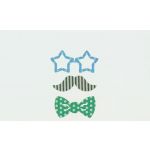THERMOCOLLANT RECREATYS Collection Moustache Lunette Etoiles Bleues
