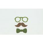 THERMOCOLLANT RECREATYS Collection Moustache Lunette Etoiles