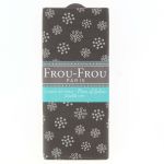 COUPON TISSU 45x55cm A BICYCLETTE TAUPE Flocon - 100% Coton