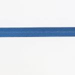 Biais Polycoton Uni brillant Replié 20mm Frou-Frou Bleu - PRIX AU METRE