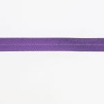 Biais Polycoton Uni brillant Replié 20mm Frou-Frou Violet - PRIX AU METRE