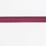 Biais Polycoton Uni brillant Replié 20mm Frou-Frou Rose - PRIX AU METRE