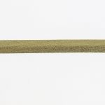Biais Polycoton Uni brillant Replié 20mm Frou-Frou Or lamé noir - PRIX AU METRE