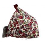 Berlingot Porte Aiguille Fleuri Bordeaux petites fleurs