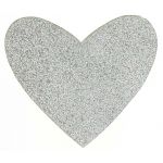 THERMOCOLLANT RECREATYS Collection Glitter Coeur Argenté