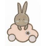 THERMOCOLLANT RECREATYS Collection doudous lapin mignon rose