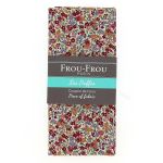 Coupon Tissu Fleuri 110x50cm 100% Coton Rouge