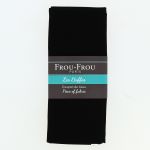 Coupon Tissu Viscose 142X70cm  - Noir - 100% Viscose
