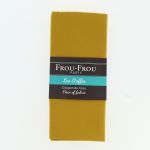 Coupon Tissu Viscose 142X70cm  - Jaune Moutarde  - 100% Viscose