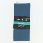 Coupon Tissu Viscose 142X70cm  - Bleu - 100% Viscose