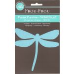 Libellule Thermocollante Uni Frou-Frou 14x8cm Bleu lagon