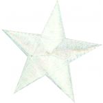Thermocollant Etoile Blanche 5x5cm
