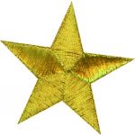 Thermocollant Etoile Dorée 5x5cm 