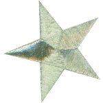 Thermocollant Etoile Argentée 5x5cm
