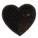 THERMOCOLLANT RECREATYS Collection Glitter Coeur Sequins Noirs