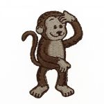 THERMOCOLLANT Singe 5x3.5cm Collection Zoo