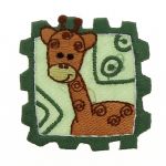 THERMOCOLLANT Girafe 4x4cm Collection Safari