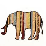 THERMOCOLLANT Elephant 7.5x5cm Collection Zoo