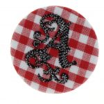 THERMOCOLLANT Ecusson A Vichy 4x4cm Collection Pirates