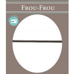 Frou-Frou Cordon Queue de souris 2mm Uni chocolat 4001-0-64 image