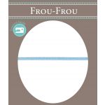 Frou-Frou Cordon Queue de souris 2mm Uni Bleu layette 4001-0-9 image