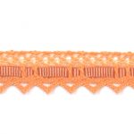 Dentelle entrelacée Gros Grain- Coton Frou-Frou 10mm Entrelacée Orange 4024-15-55 petite image