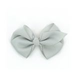Nœud Barrette Uni Gris perle 4026-0-2 petite image