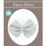 Nœud Barrette Uni Gris perle 4026-0-2 image