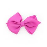 Nœud Barrette Uni Rose Camélia 4026-0-4 petite image