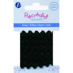 Récréatys - Ruban Croquet Uni 10mmx1m Noir