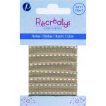 Récréatys - Ruban Surpiqué Uni 10mmx1m Beige