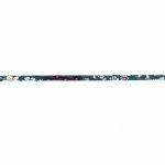 Frou-Frou Cordon Spaghetti Tissu Fleuri 7mm Turquoise foncé - PRIX AU METRE