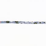 Frou-Frou Cordon Spaghetti Tissu Fleuri 7mm Bleu Gris - PRIX AU METRE