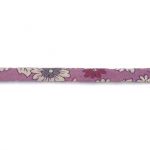Frou-Frou Cordon Spaghetti Tissu Fleuri 7mm Rose prune 4051-9-1 petite image