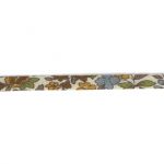 Frou-Frou Cordon Spaghetti Tissu Fleuri 7mm Moutarde 4051-9-17 petite image