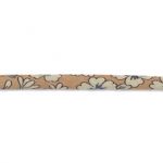 Frou-Frou Cordon Spaghetti Tissu Fleuri 7mm Saumon 4051-9-4 petite image