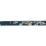 Frou-Frou Cordon Spaghetti Tissu Fleuri 7mm Bleu marine 4051-9-7 petite image