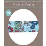 Biais Les OIseaux Fleuris 20mm Frou-Frou Bleu layette 4053-20-203 image