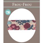 Biais Les OIseaux Fleuris 20mm Frou-Frou Saumon 4053-20-209 image